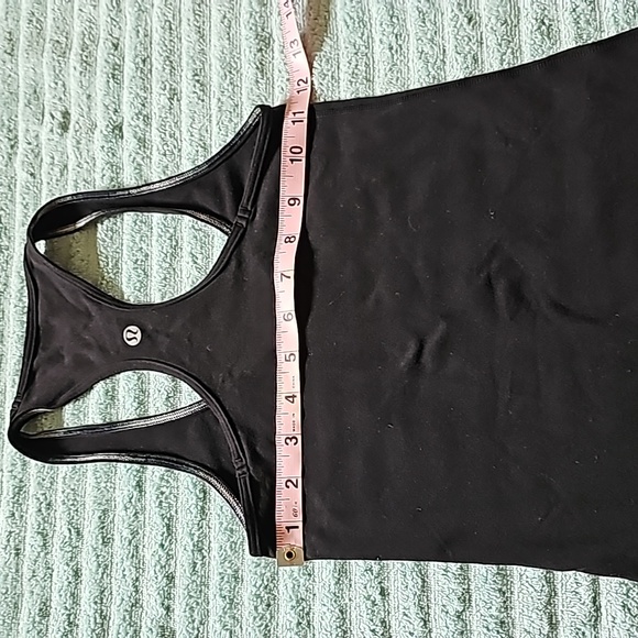 STUNNING BLACK LULULEMON RACERBACK TANK TOP - Picture 6 of 7